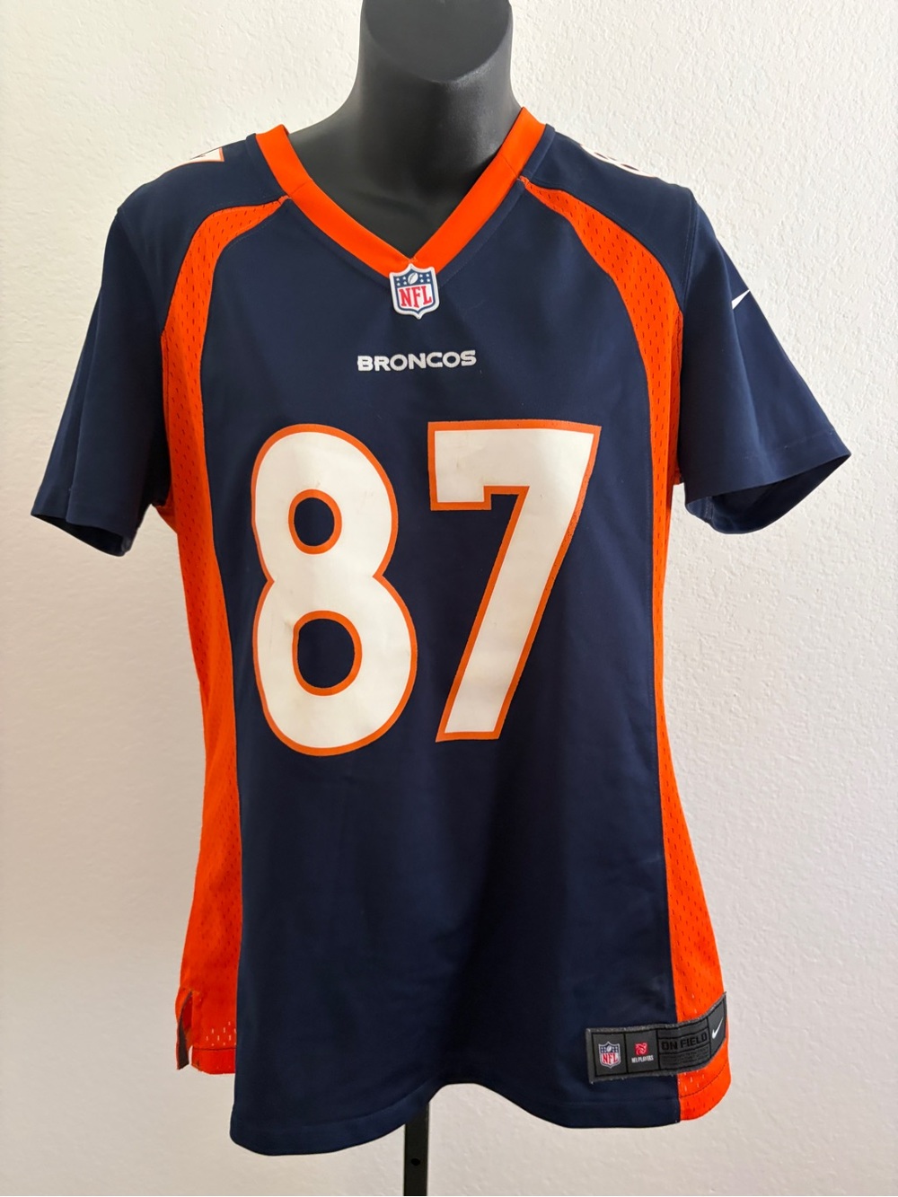 Nike Women’s NFL Denver Broncos Ed McCaffrey #87 Jersey, size L